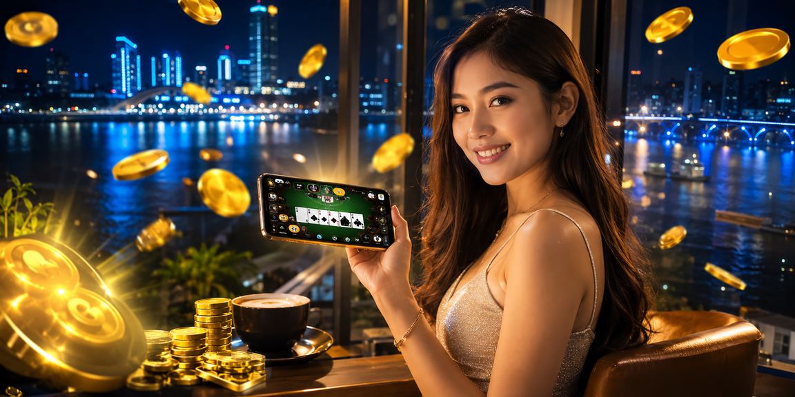 A player in Johor checking card game and sports match odds on an online platform